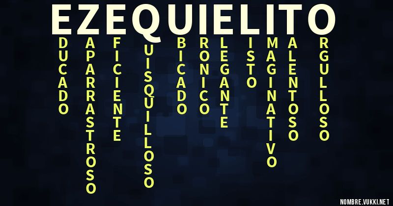 Acróstico ezequielito