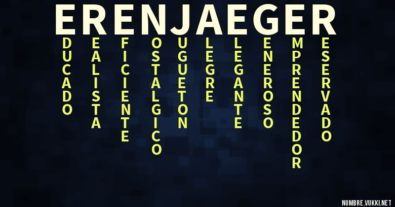 Acróstico eren jaeger
