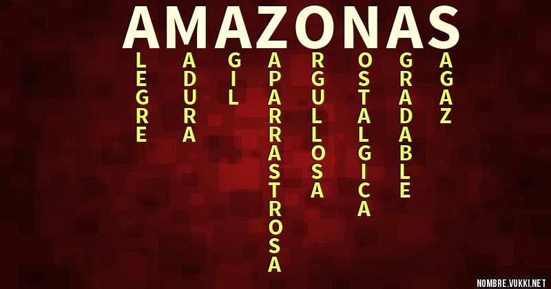 Acróstico amazonas