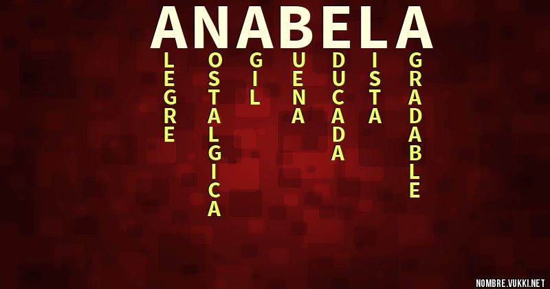 Acróstico ana bela