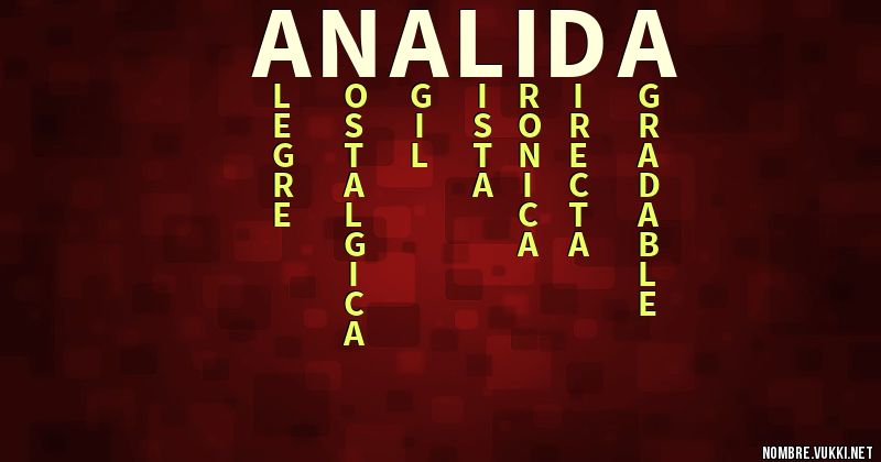 Acróstico analida