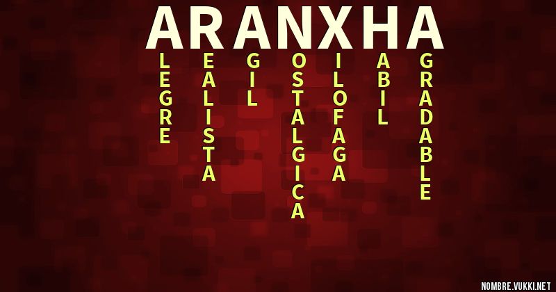 Acróstico aranxha