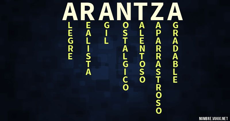Acróstico arantza