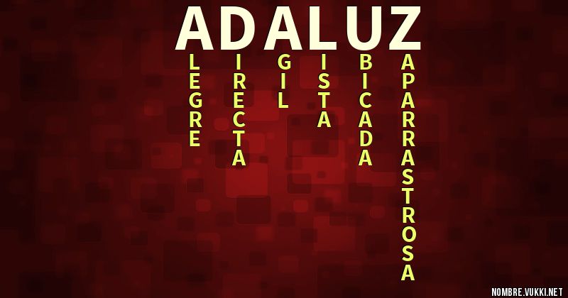 Acróstico adaluz