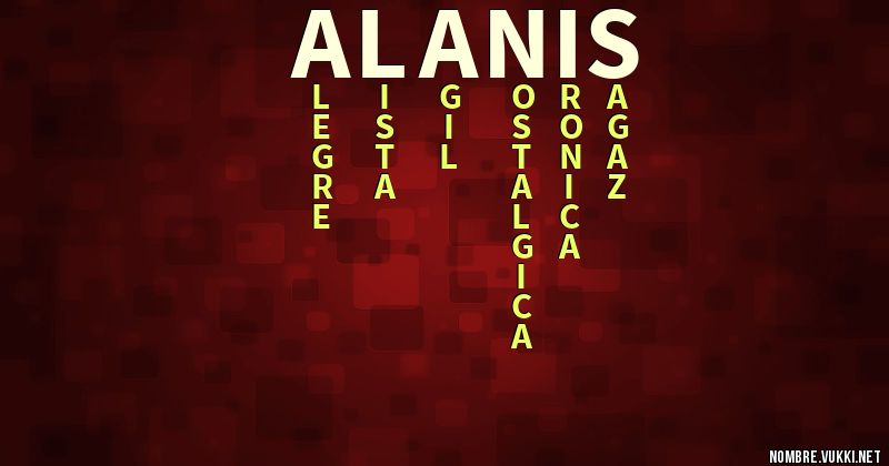 Acróstico alanís