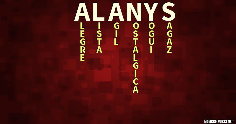 Acróstico alanys