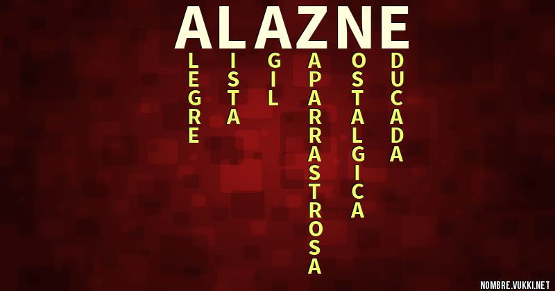 Acróstico alazne