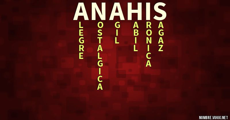 Acróstico anahís