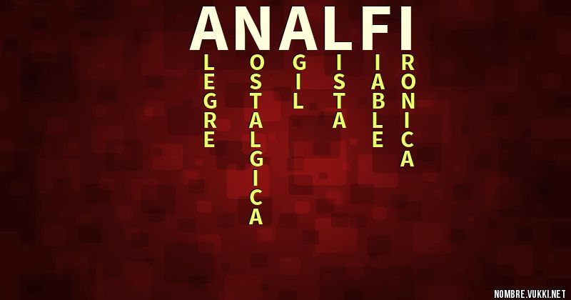 Acróstico analfi