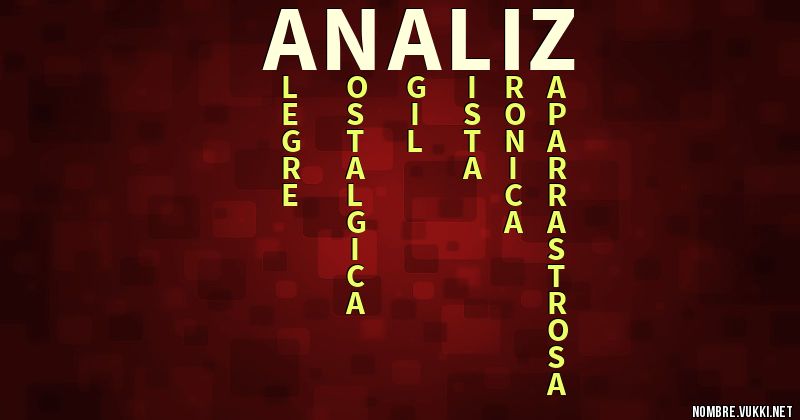 Acróstico analiz