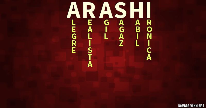 Acróstico arashi