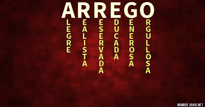 Acróstico arrego