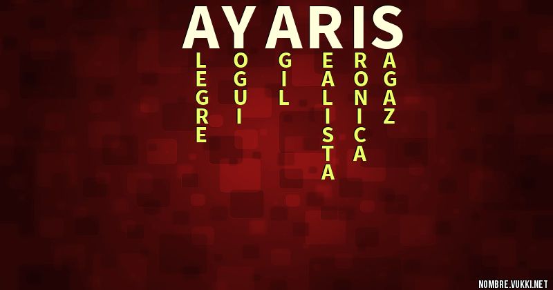 Acróstico ayaris