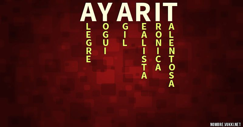 Acróstico ayarit