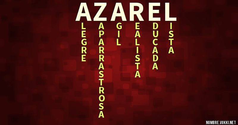 Acróstico azarel