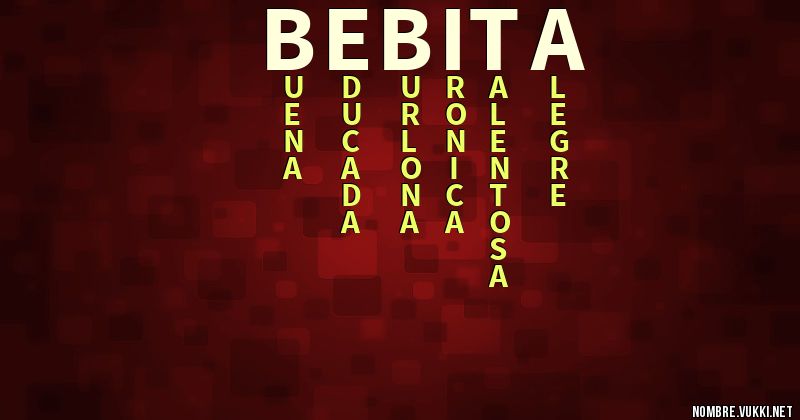 Acróstico bebita
