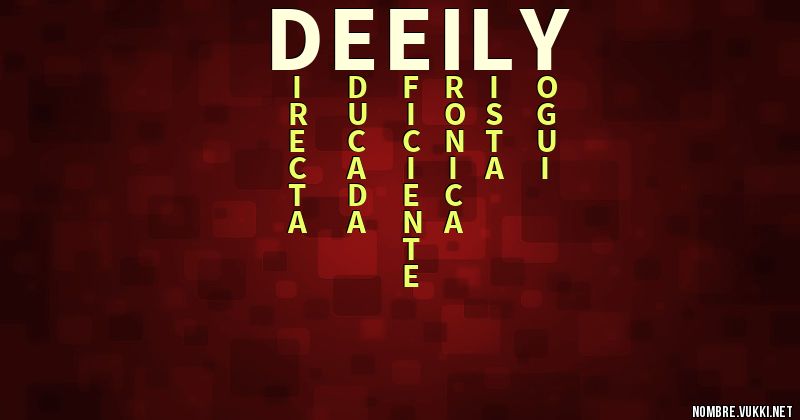 Acróstico deeily