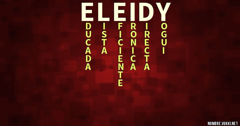 Acróstico eleidy