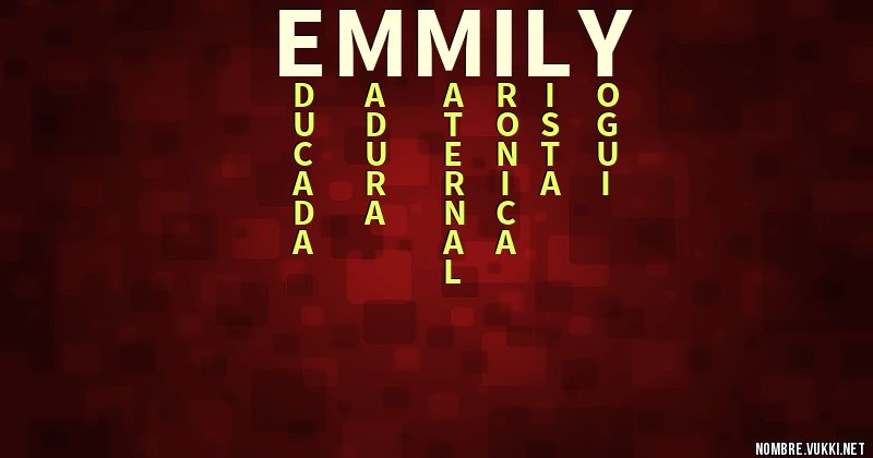 Acróstico emmily