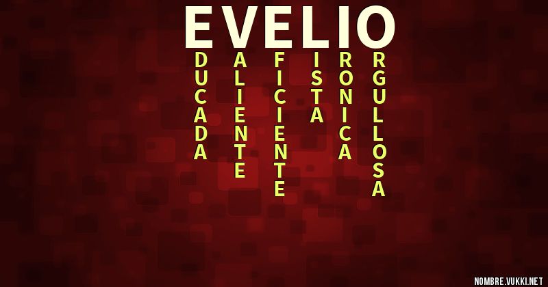 Acróstico evelio