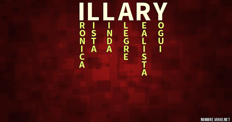 Acróstico illary