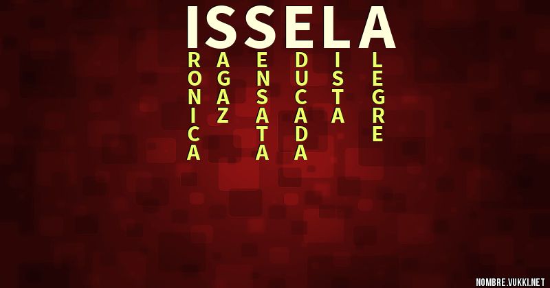 Acróstico issela