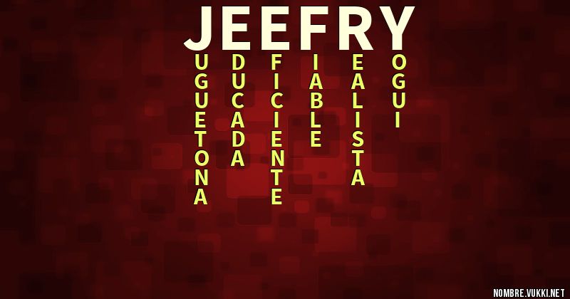 Acróstico jeefry