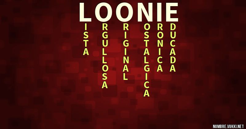 Acróstico lóonie