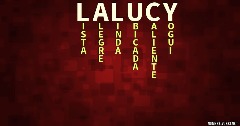 Acróstico la lucy