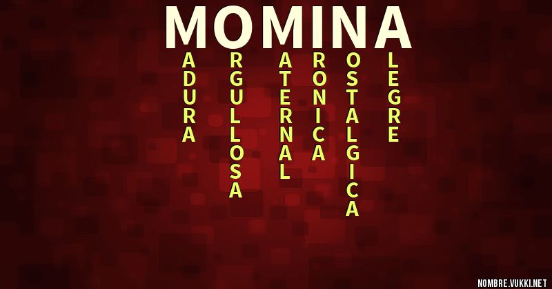 Acróstico momina