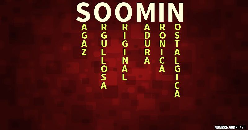 Qué Significa Soomin