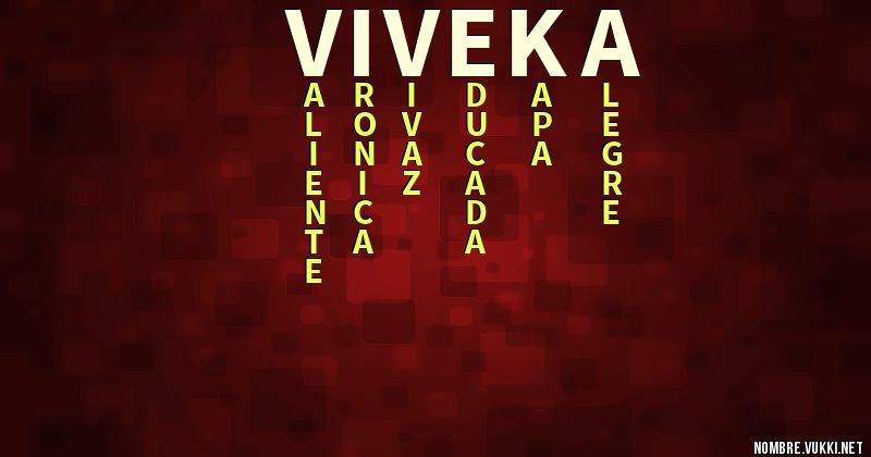 Acróstico viveka