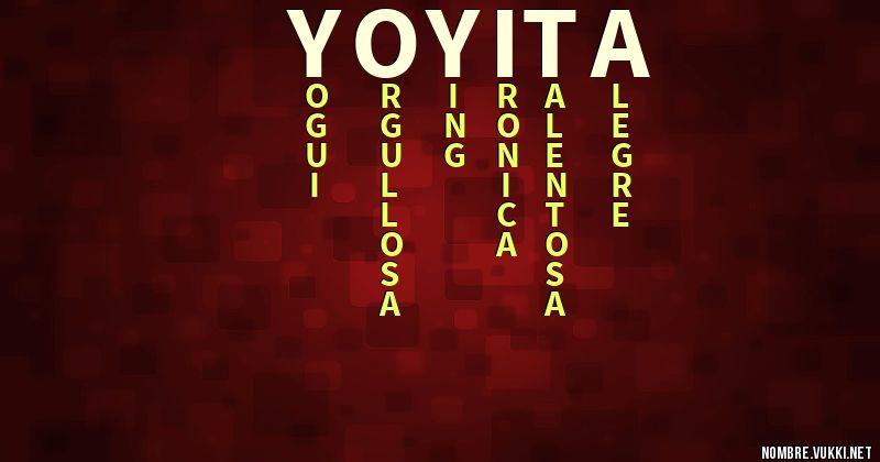 Acróstico yoyita