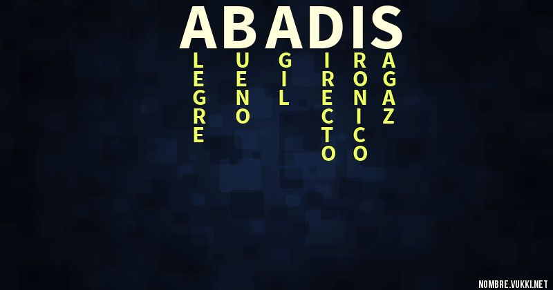 Acróstico abadis