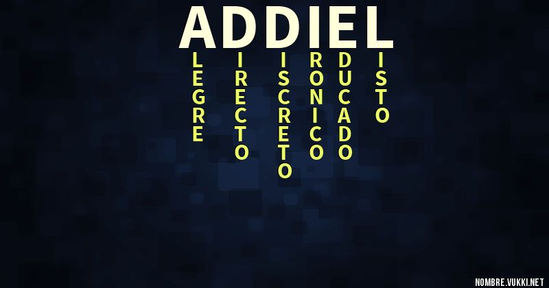 Acróstico addiel