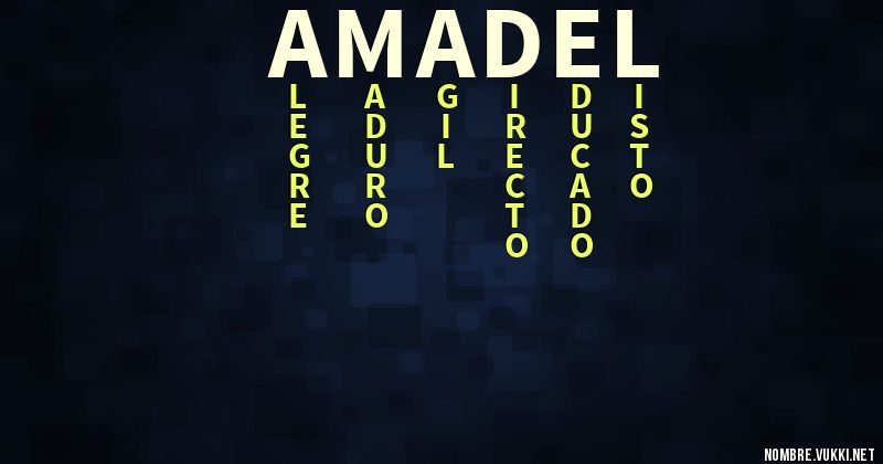 Acróstico amadel