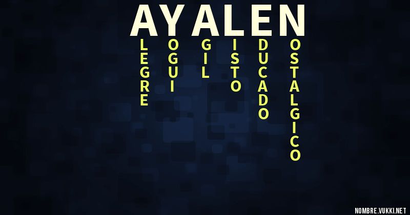 Acróstico ayalen