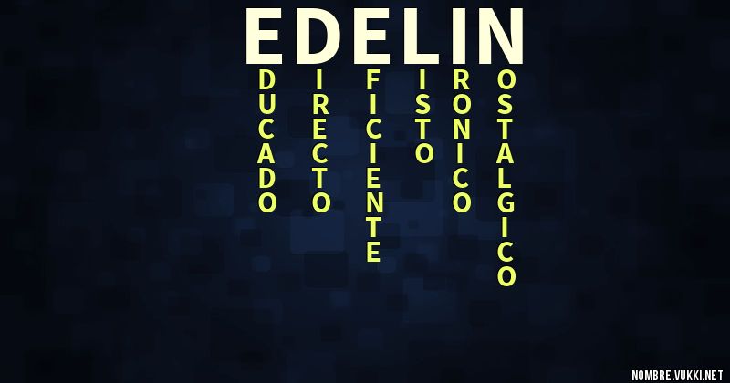 Acróstico edelin