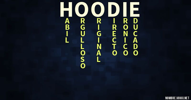 Acróstico hoodie