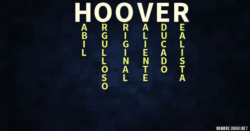 Acróstico hoover