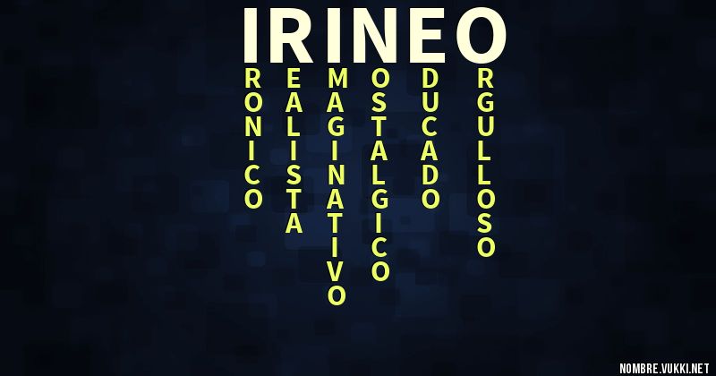 Acróstico irineo