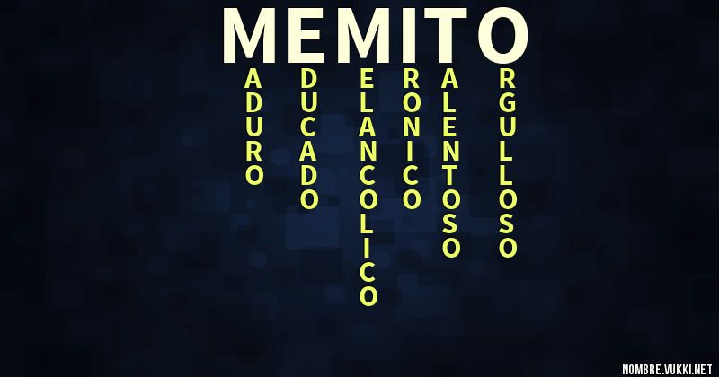 Acróstico memito