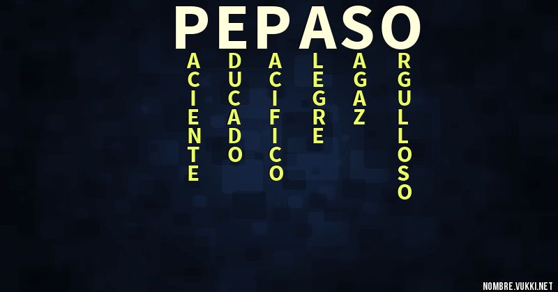 Acróstico pepaso