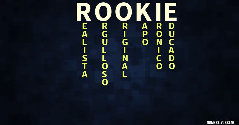 Acróstico rookie