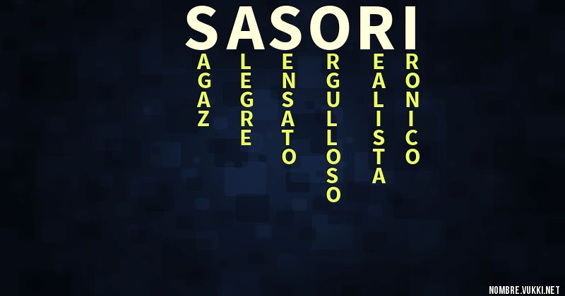 Acróstico sasori