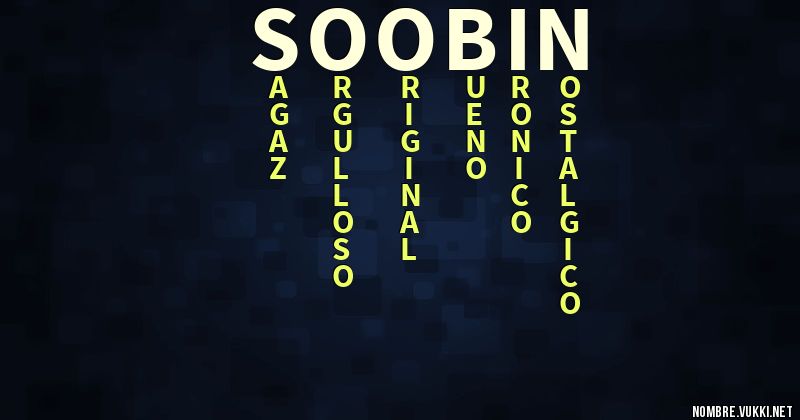 Acróstico soobin