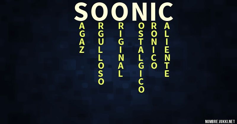 Acróstico soonic