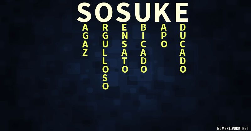 Acróstico sosuke