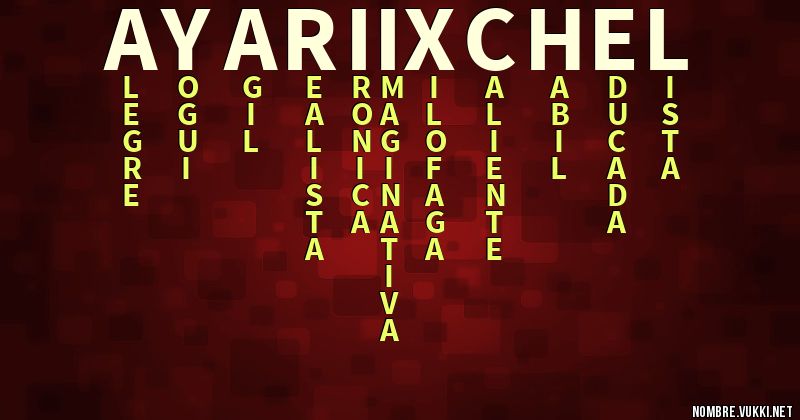 Acróstico ayari ixchel