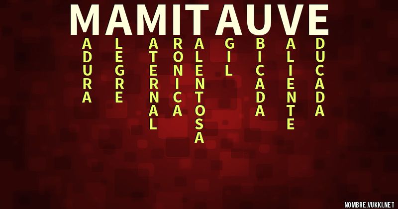Acróstico mamita uve